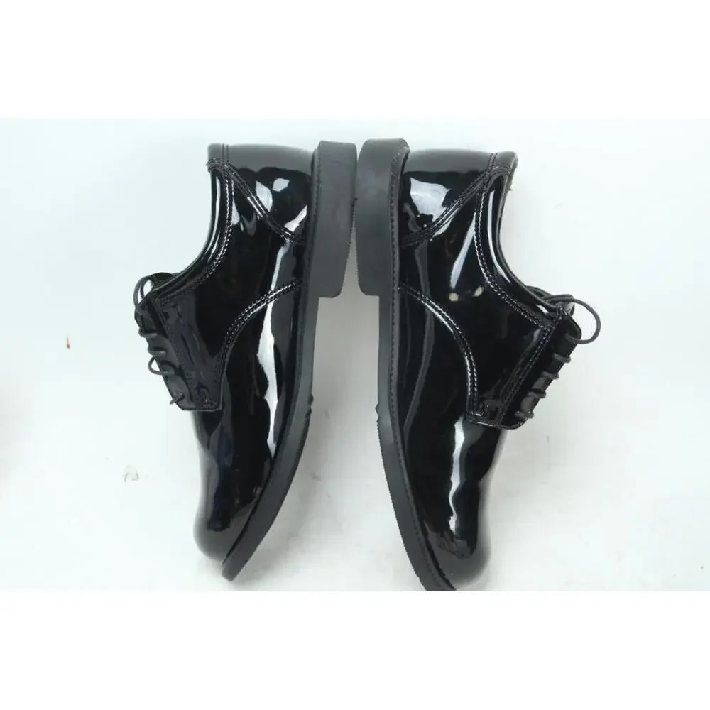 thorogood uniform classics shoes oxford patent leather shiny unisex mens 9.5 W